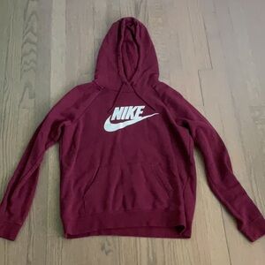 Nike Burgundy Hoodie